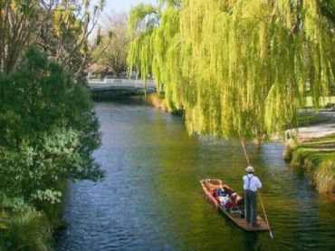 Punting on the Avon River